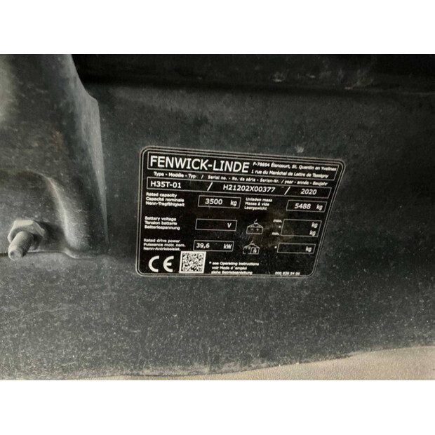 2020 Linde H35T-01-44291374