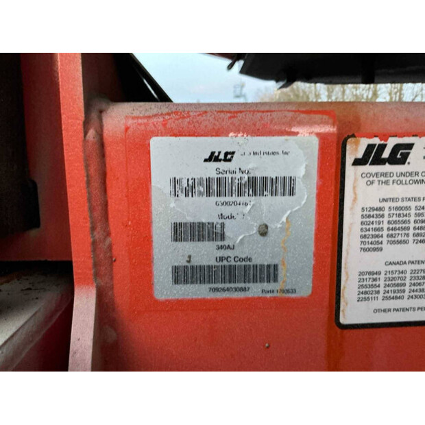 2016 JLG 340AJ-44291477