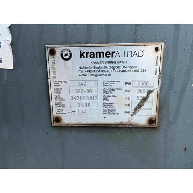 2007 KRAMER 342-44291539