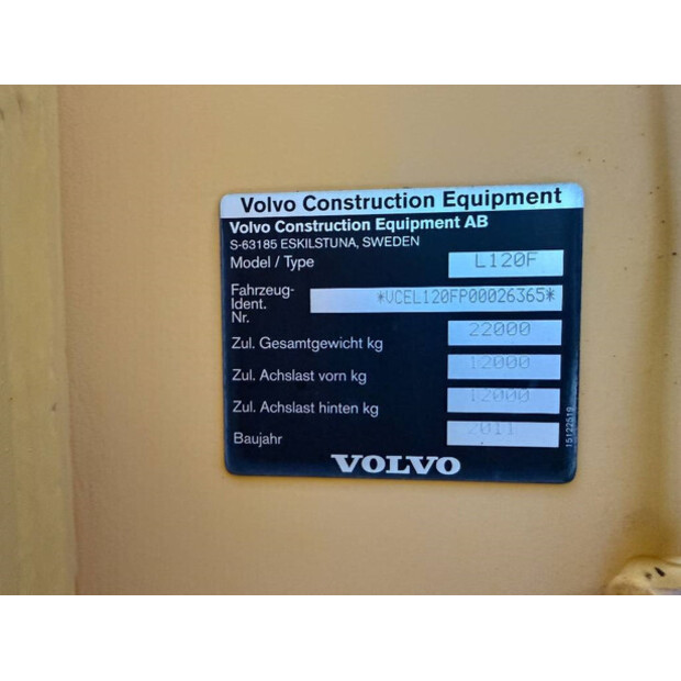 2011 فولفو L120F-44291821