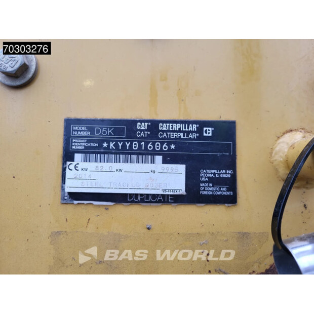 2015 Caterpillar D5K2 LGP-44292566