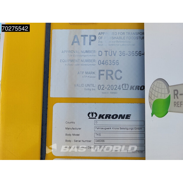 2018 Krone Thermo King SLXi 300-44292947