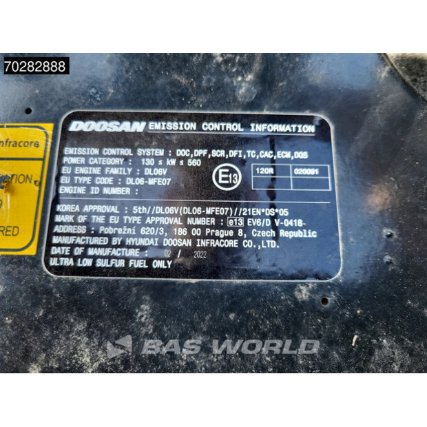 2022 Doosan DX225LC-7-44307514