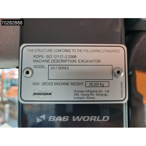 2022 Doosan DX225LC-7-44307542