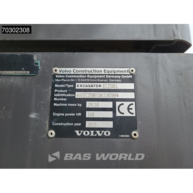 2015 Volvo EC250EL-44307708