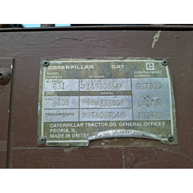 1987 Caterpillar 631E-44308435