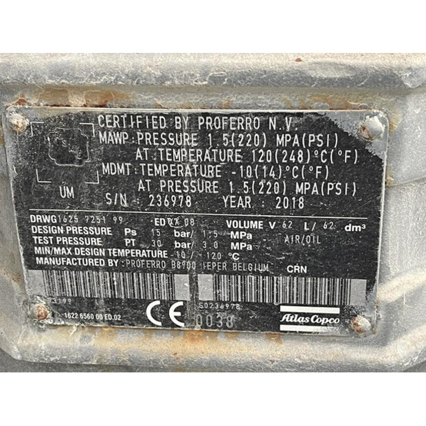 2018 Atlas-Copco GA 55-44308585