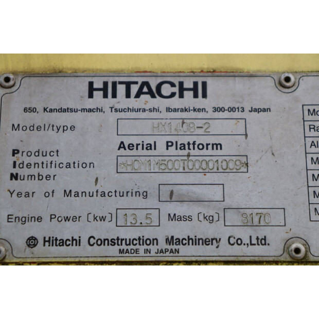 Hitachi HX140B-2-44308979