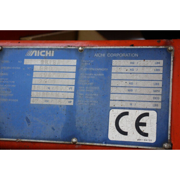 2006 Aichi SR18A-44309025