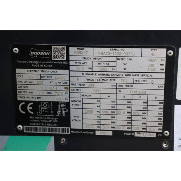 2021 دووسان B35X-7-44311617