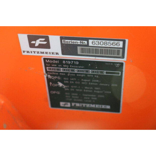 2017 KUBOTA KX016-4-44311821