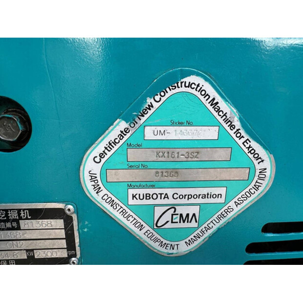 KUBOTA KX161-3SZ-44312341