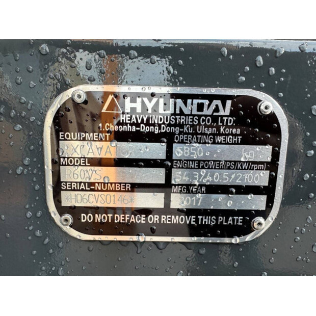 2017 هيونداي R60VS-44312583