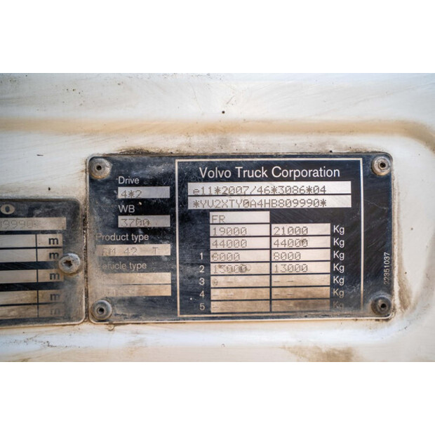 2016 Volvo FMX 460-44314676