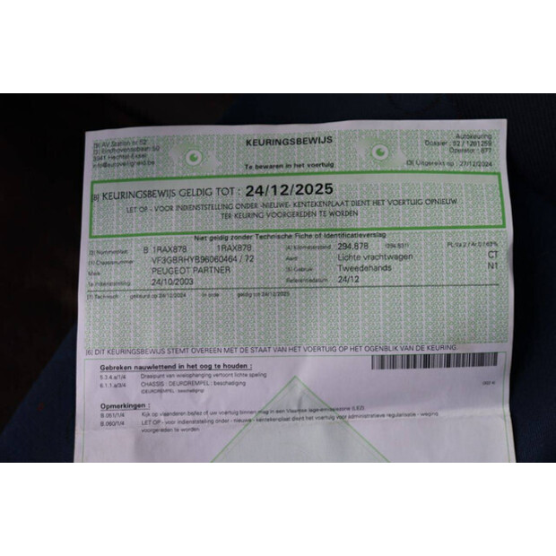 2003 Peugeot PARTNER-44315672