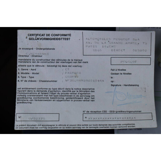 2003 Peugeot PARTNER-44315678