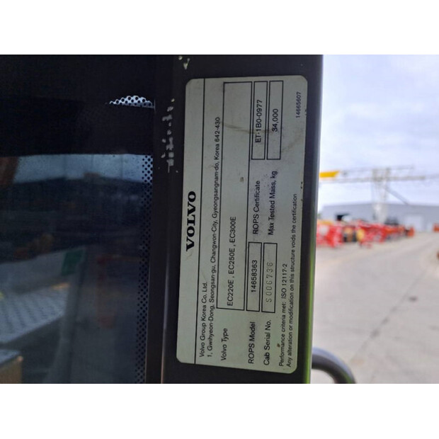 2015 فولفو EC220EL-44332598