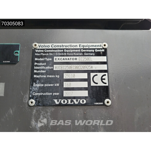 2017 Volvo EC250EL-44332950
