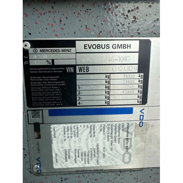 2012 Mercedes-Benz CITARO 0 530-44350286