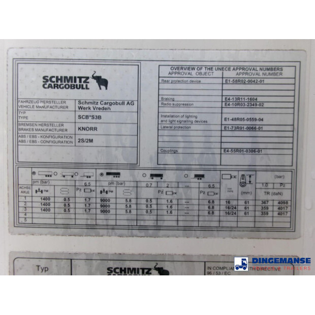 2014 Schmitz Cargobull Frigo trailer + Carrier Vector 1550-44371631