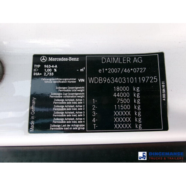 2016 مرسيدس بنز Actros 1843-44383909
