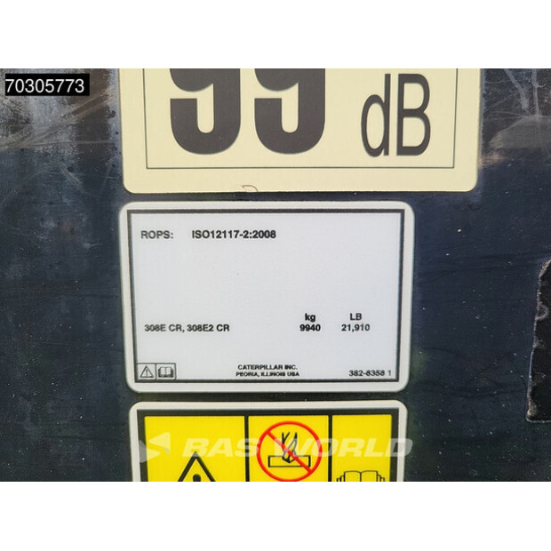 2016 Caterpillar 308E2CR-44388019