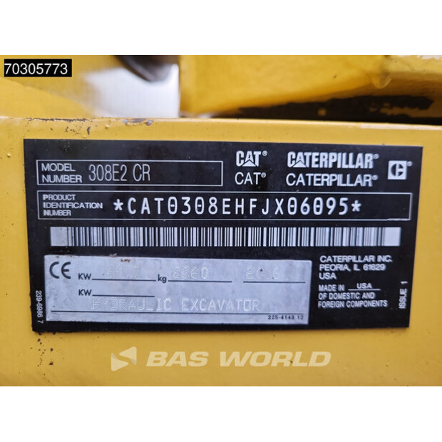 2016 Caterpillar 308E2CR-44388021