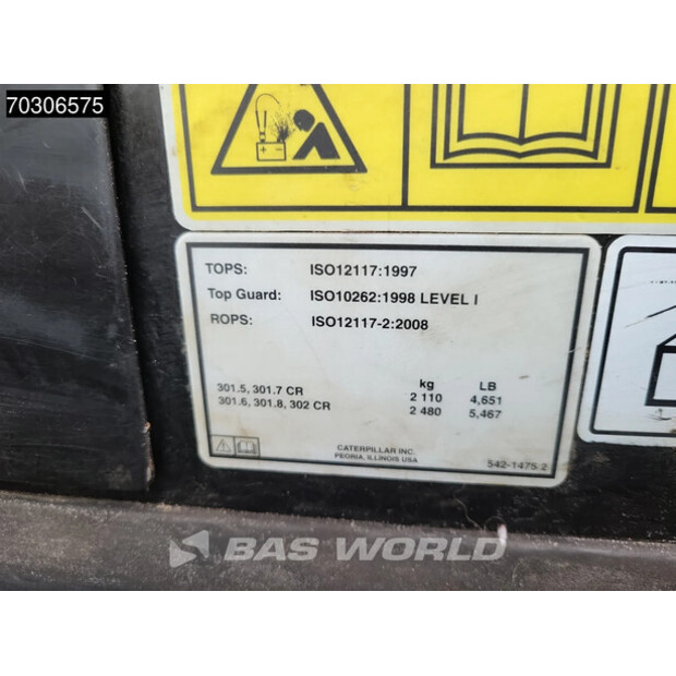 2021 Caterpillar 301.8-44388051