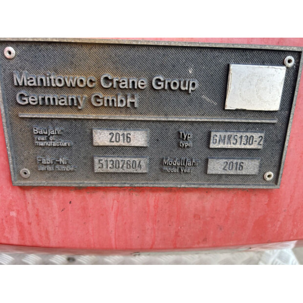 2016 GROVE GMK 5130-2-44401894