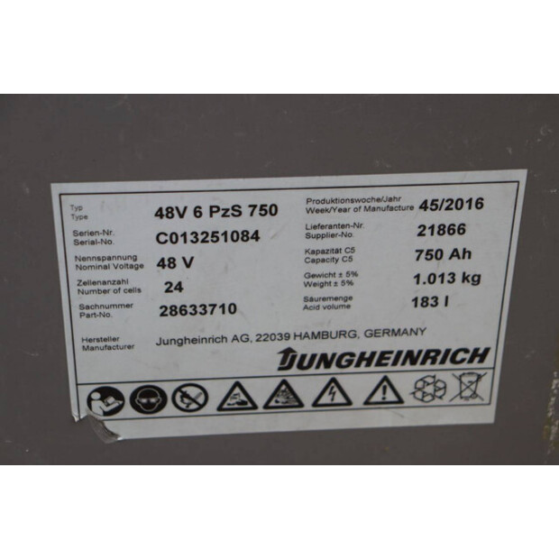 2011 Jungheinrich EFG216K-44407548