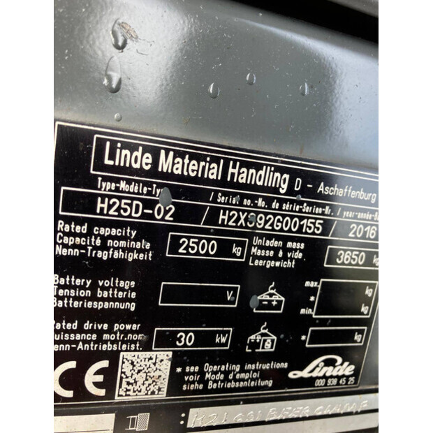 2016 Linde H25D-02-44431084