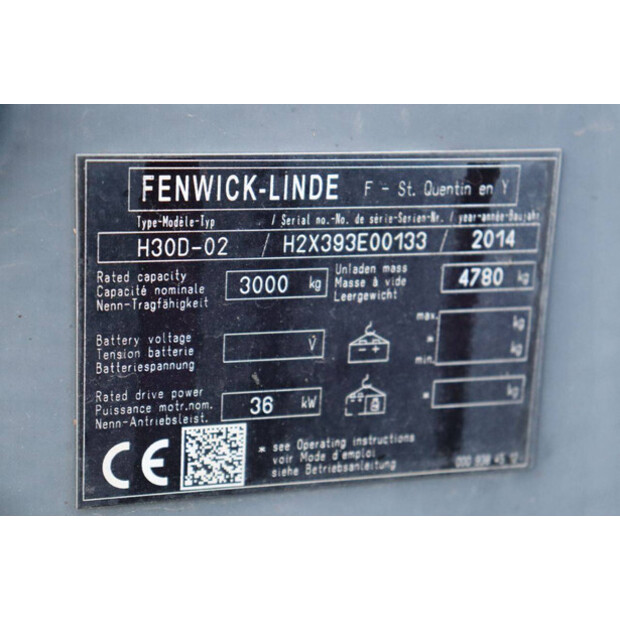 2014 Linde H30D-02-44432194