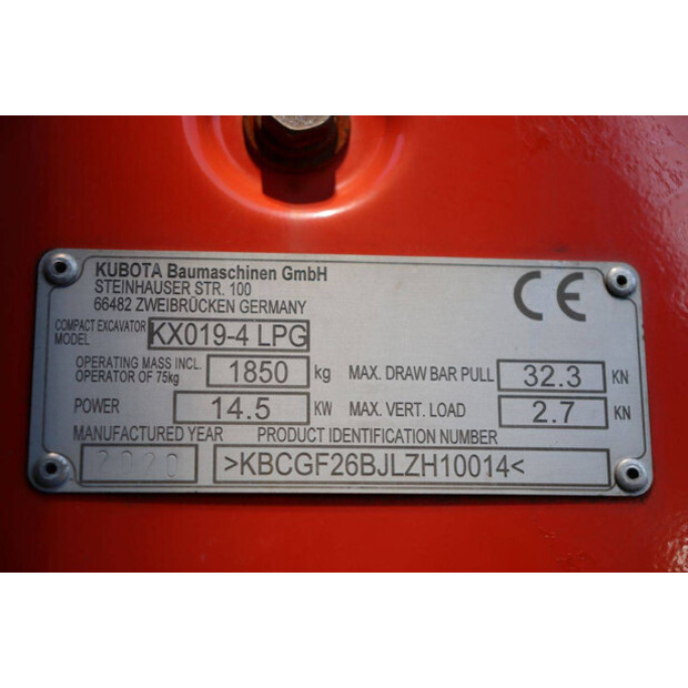 2020 KUBOTA KX019-4-44433461