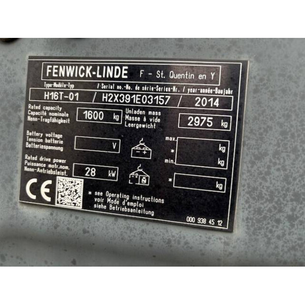 2014 Linde H16T-01-44433517