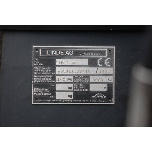 1998 Linde H16T-02-44434476