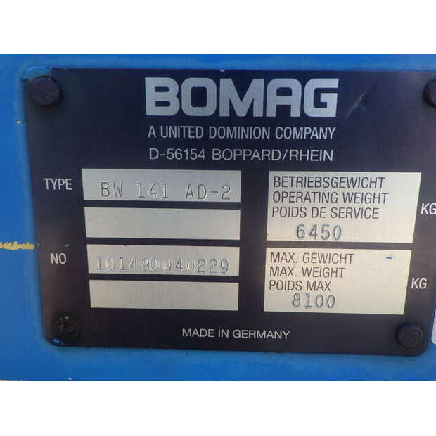 2010 BOMAG BW141AD-2-44449992