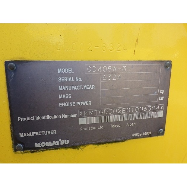 2006 كوماتسو GD405A-3-44450235