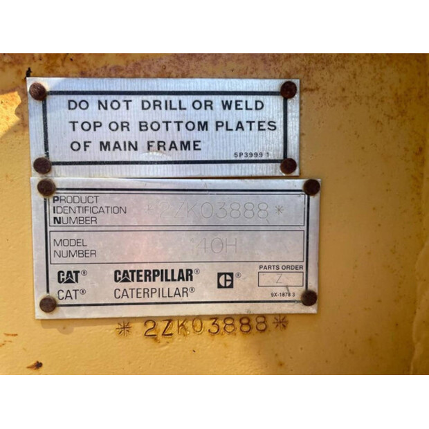 1998 Caterpillar 140H-44467266