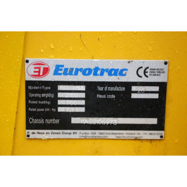 2021 Eurotrac W11-ME-44470308