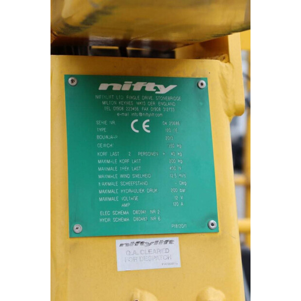 2013 Niftylift 120 TE-44472757