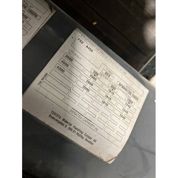 2013 Toyota 8FBMKT20-44473342