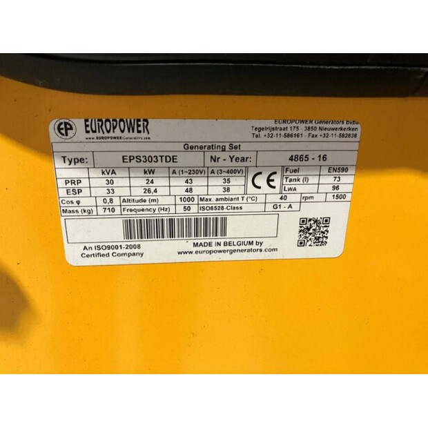 2016 Europower EPS303TDE-44473426