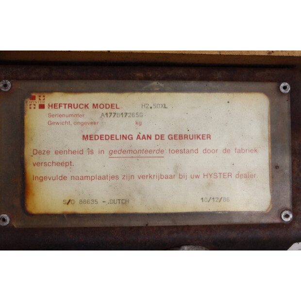 1986 Hyster H2.50XL-44475368