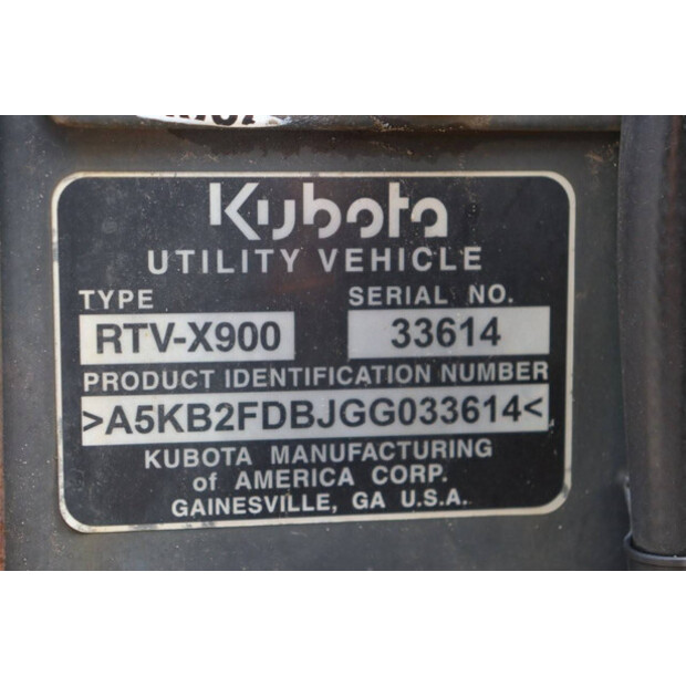 2016 KUBOTA RTV-X900-44476446