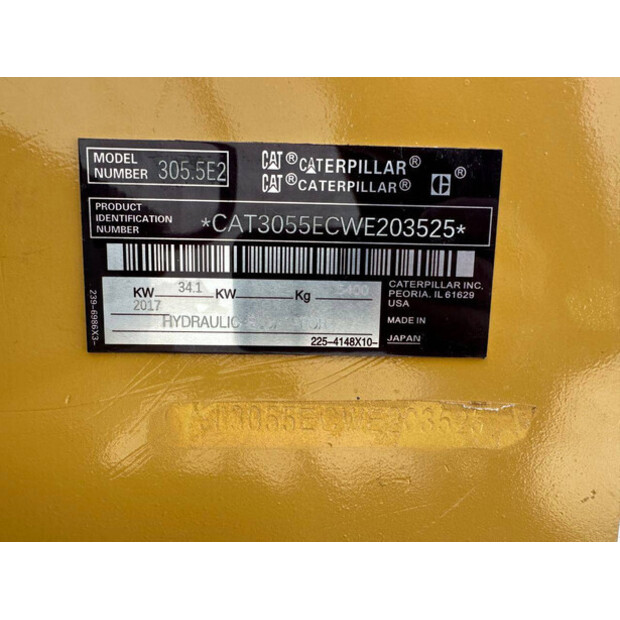 2017 Caterpillar 305.5E2-44490485