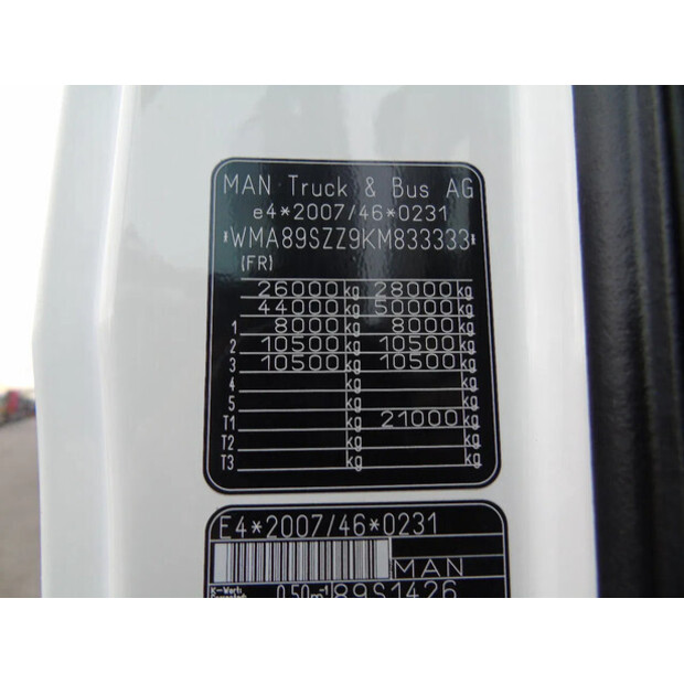 2020 MAN TGS 28.470 + 20T hook + 6x2-44490788