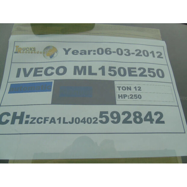 2012 Iveco EUROCARGO 150E25-44490842