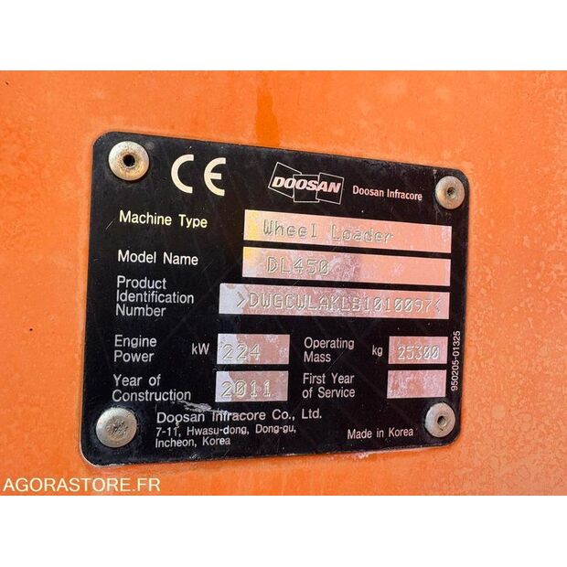 2011 دووسان DL450-44503548