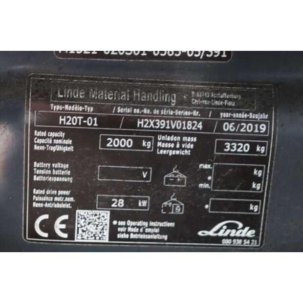 2019 ليندي H20T-01-44518673