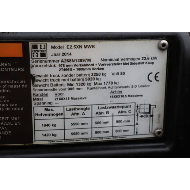 2014 هايستر E2.5XN MWB-44519069